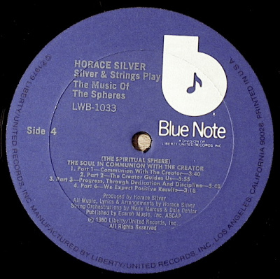 Silver Horace - Silver 'N Strings Play The Music Of The Spheres