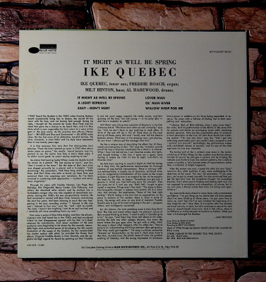 Quebec Ike - It Might As Well Be Spring