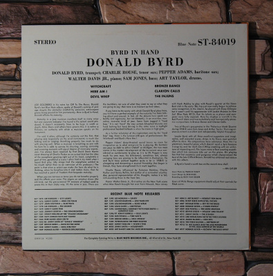 Byrd Donald -  Byrd In Hand