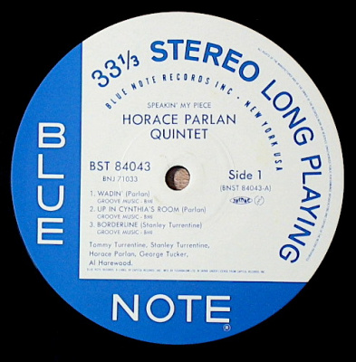  Parlan Horace- Speakin My Piece