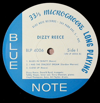 Dizzy Reece -  Blues In Trinity