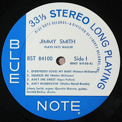 Smith Jimmy  - Plays Fats Waller